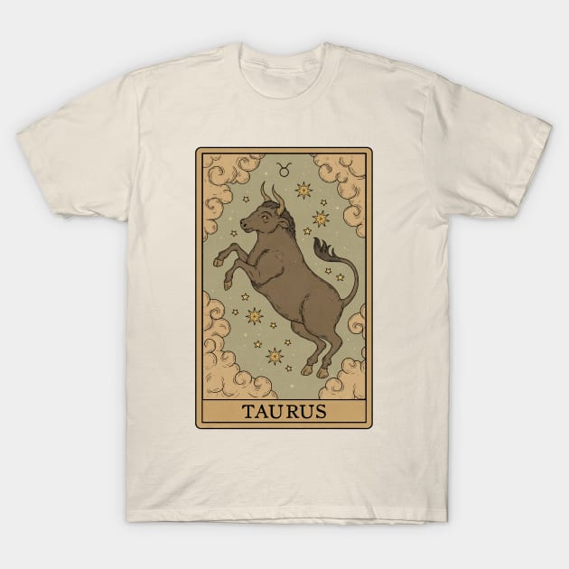 Taurus Card T-Shirt by thiagocorrea